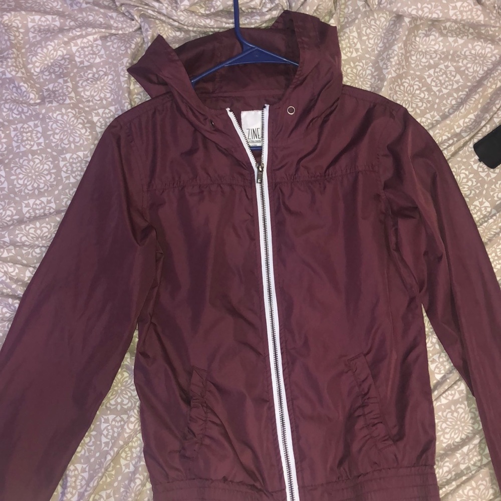 Purple windbreaker